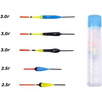 Набор полиуретановых поплавков SALMO PU Лещ в тубусе 5шт. Набор полиуретановых поплавков SALMO PU Лещ в тубусе 5шт.
